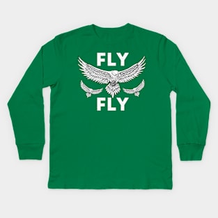 Flying Eagle Fly Shirt Kids Long Sleeve T-Shirt